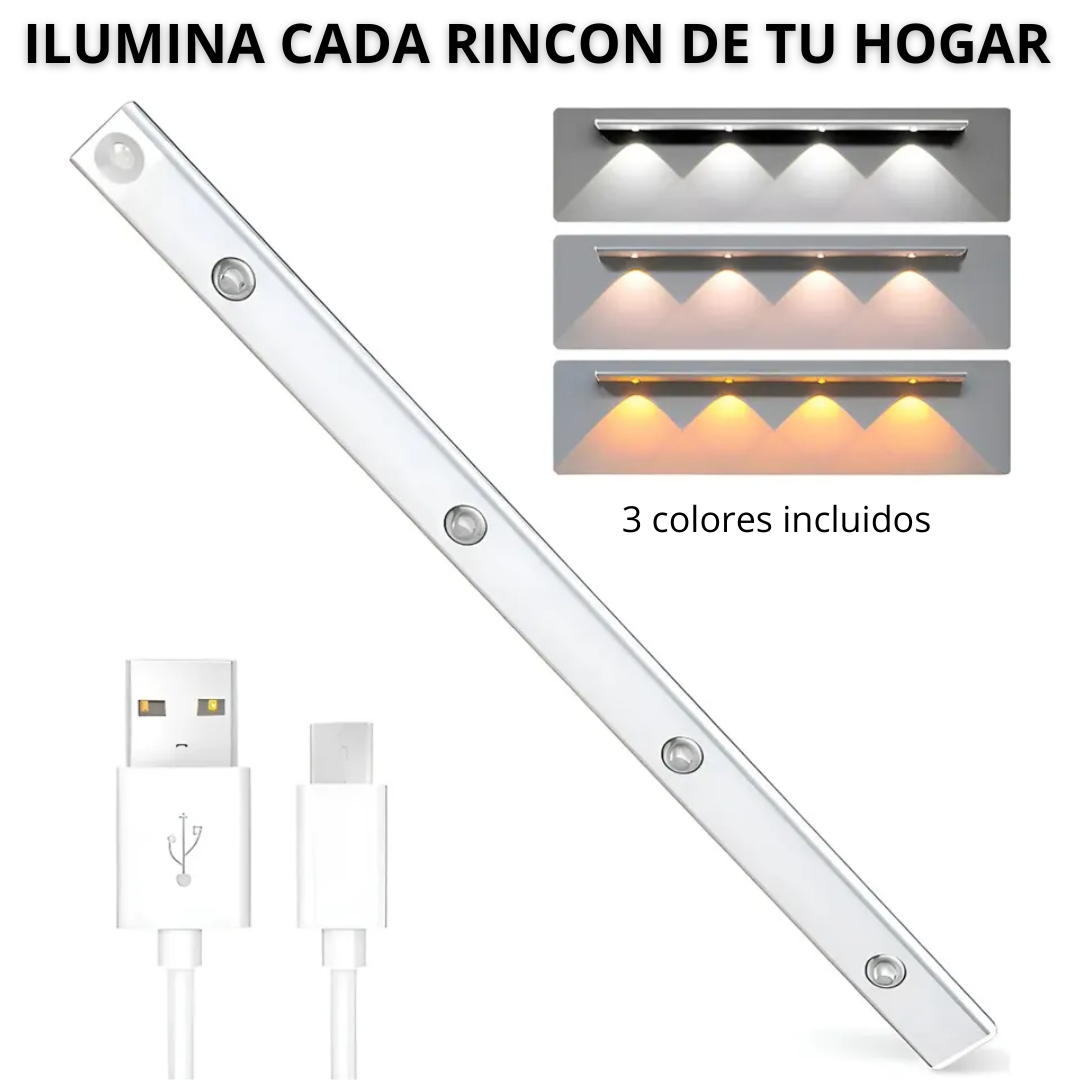 Luz LED inalambrica con sensor de movimiento
