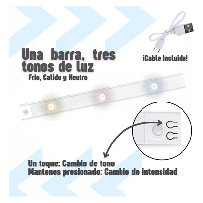 Luz LED inalambrica con sensor de movimiento
